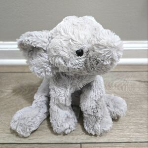 Gund Cozys Gray 11" Elephant Plush Stuffed Animal  Floppy Extra Soft Bean Feet